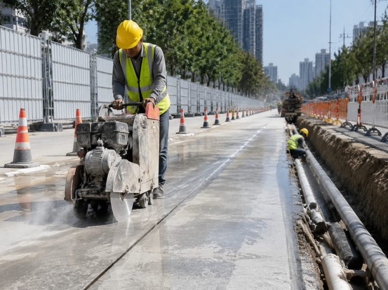 混凝土路面静力切割